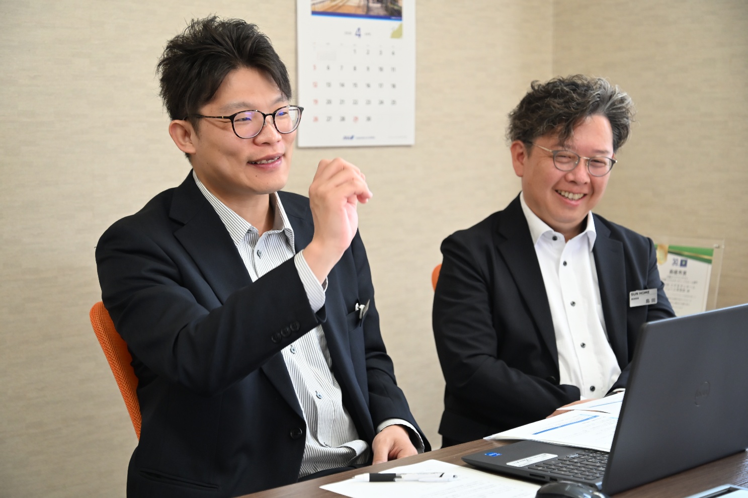 株式会社とやまサンホームの中田裕馬氏と島田和章氏｜GMO賃貸DX 入居者アプリ導入事例